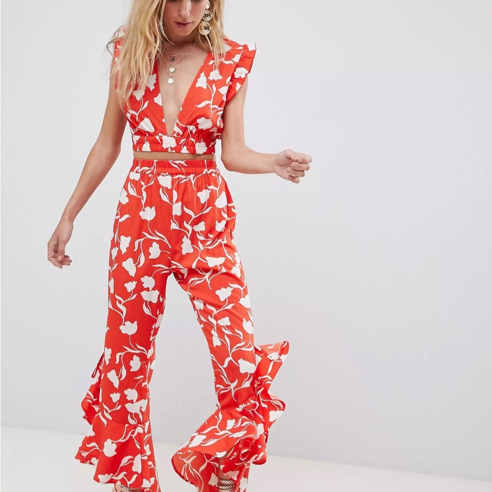 Beautiful Floral two piece set